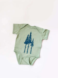 Rustic Three Tree Onesie