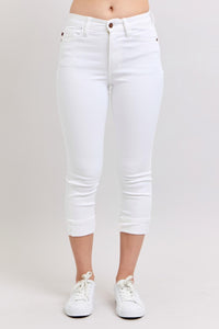 Judy Blue Mid Rise Capri With Cuff