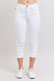 Judy Blue Mid Rise Capri With Cuff