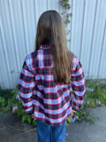 Girls Button Up Flannel