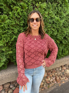 Crochet Pattern Long Sleeve Sweater