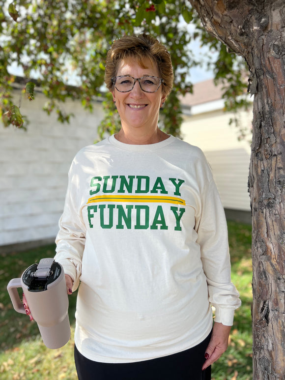 Sunday FunDay Green Bay Wisconsin Long Sleeve