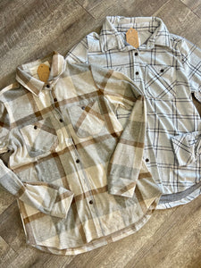 Button Down Plaid Flannel