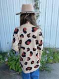 Kid's Leopard Print Cardigan