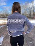 Mock Neck Nordic Sweater