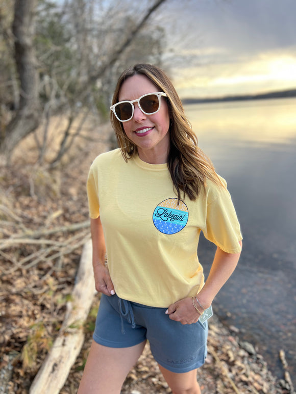 Lakegirl Paddle/Anchor Graphic Short Sleeve