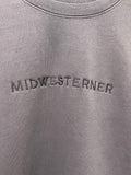 "Midwesterner" Embroidered Crew Sweatshirt