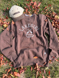 Lakegirl Sanded Fleece Crewneck Sweatshirt