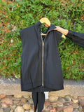 Hooded Water Resistant 2 In 1 Zip Off Jacket