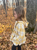 Kids Plaid Full Zip Hooded Jacket