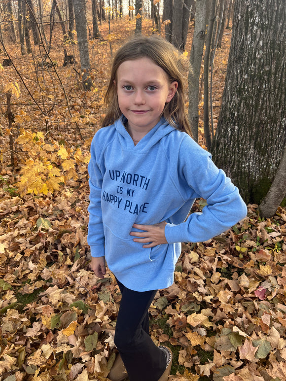 Up North Is My Happy Place Youth Hoodie