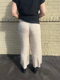 Smocked Waist Boho Pattern Lightweight Pants