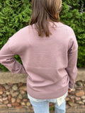 V Neck Sweater With Contrast