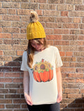 Sunflower with Pumpkin Graphic Tee