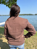 Lakegirl Sanded Fleece Crewneck Sweatshirt