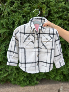 Kids Plaid Shacket