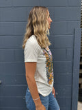 Flower Meadow Ladies Relaxed Tee