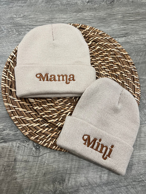 Matching Mama and Mini Knit Hat