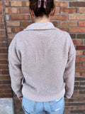 Cozy Sherpa Half Zip Pullover