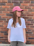 Cozy Cotton Blend V-Neck Tee