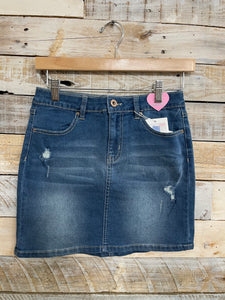 Kids Basic Denim Skirt