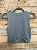 Solid Cropped Tank Top