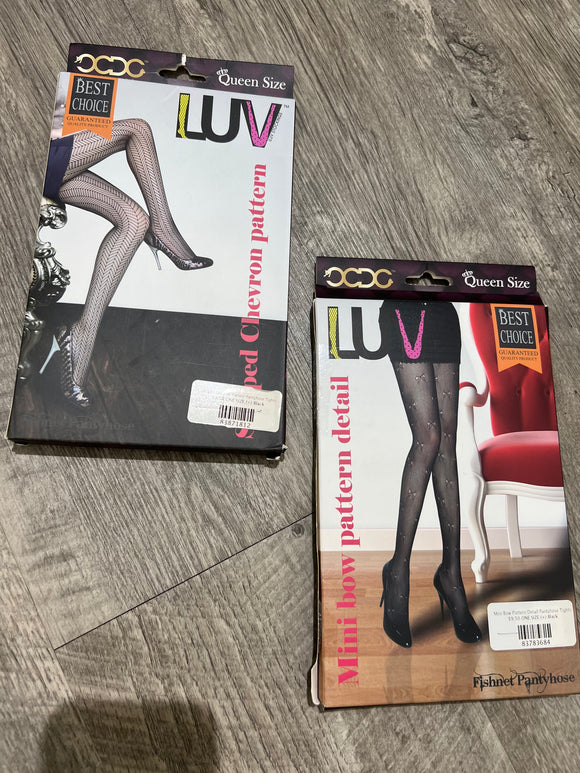 Striped Chevron Pattern Pantyhose Tights