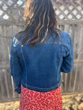 Risen Released Hem Detailed Denim Jacket