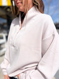 Scuba Luxe V Neck Pullover