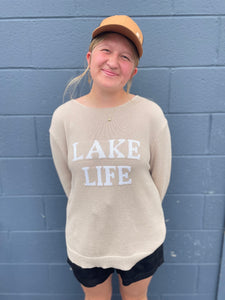 "Lake Life" Long Sleeve Light Weight Sweater