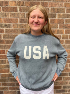 "USA" Thermal Sweatshirt