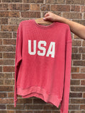 "USA" Thermal Sweatshirt