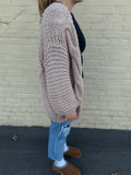 Cable Knit Chunky Cardigan