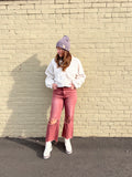 Vervet 90's Vintage Crop Flare Jeans