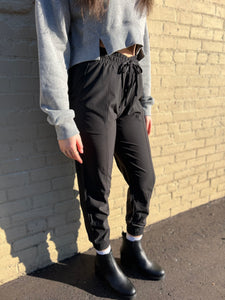 Solid Jogger Pants W/ Pockets