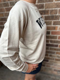 "Wisco" Printed Thin Crewneck Sweatshirt