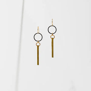 Brass Azibo Earrings