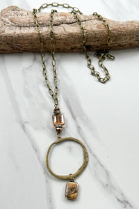 Long Jasper Necklace