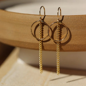 Token Eternity Drop Earrings