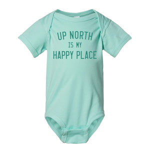 "Up North is My Happy Place" Onesie