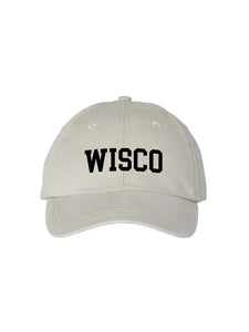 "Wisco" Embroidered Baseball Hat