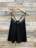 *Lace Trim Tank