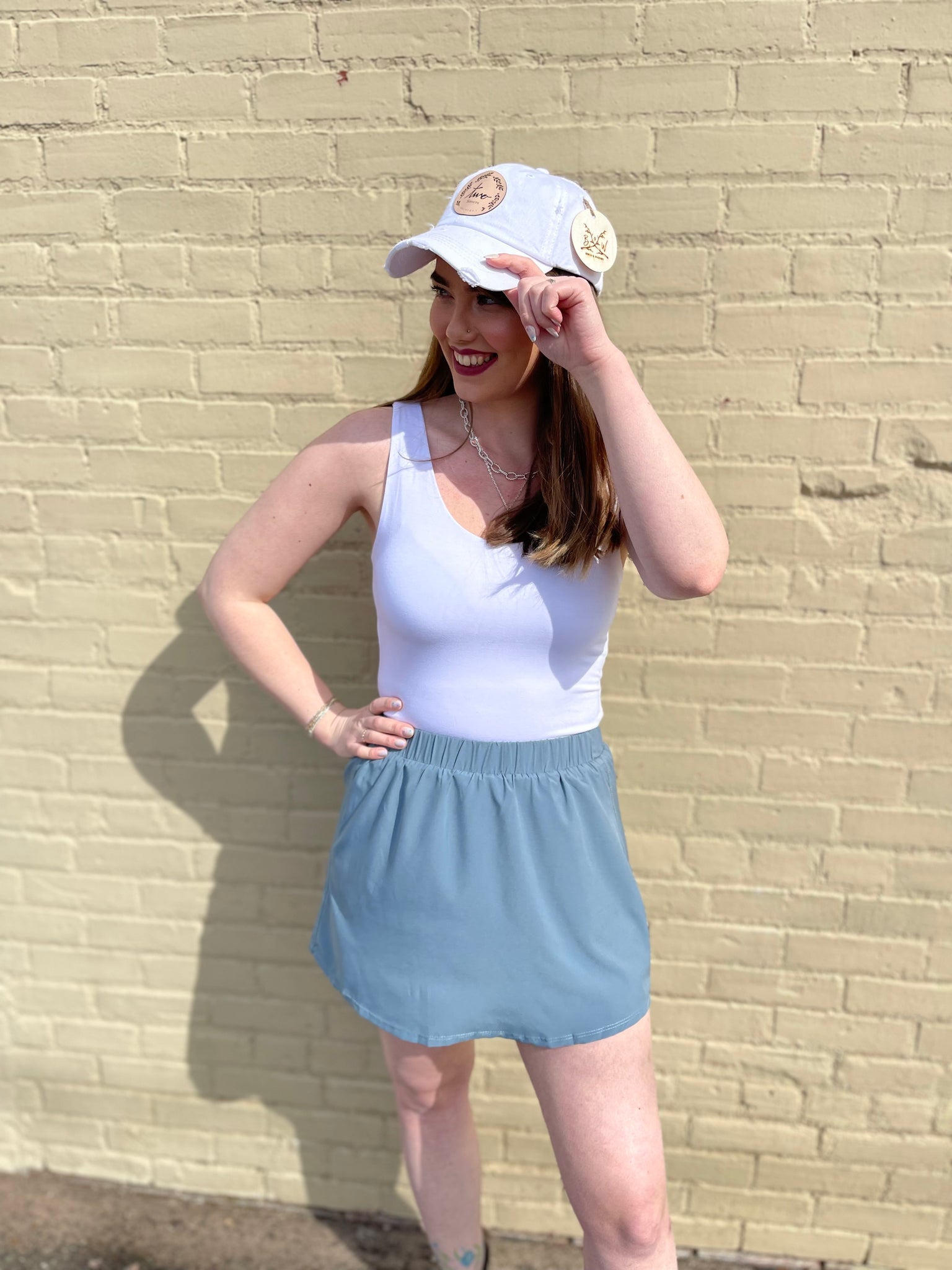 Athletic Skirt With Biker Short Lining – Two Sisters Boutique